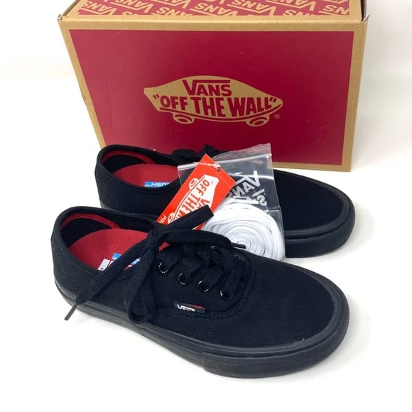 VANS Women's Size 5 Authentic Pro POPCUSH Black Low Classic Sneakers VN000Q0DBKA - Picture 8 of 11